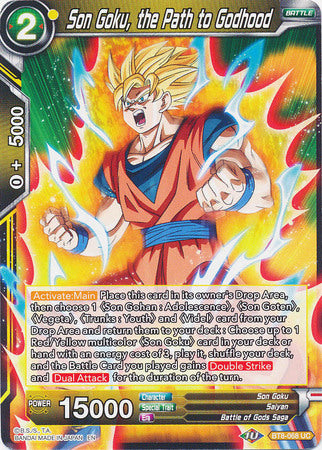 Son Goku, the Path to Godhood [BT8-068] | Good Games Adelaide SA