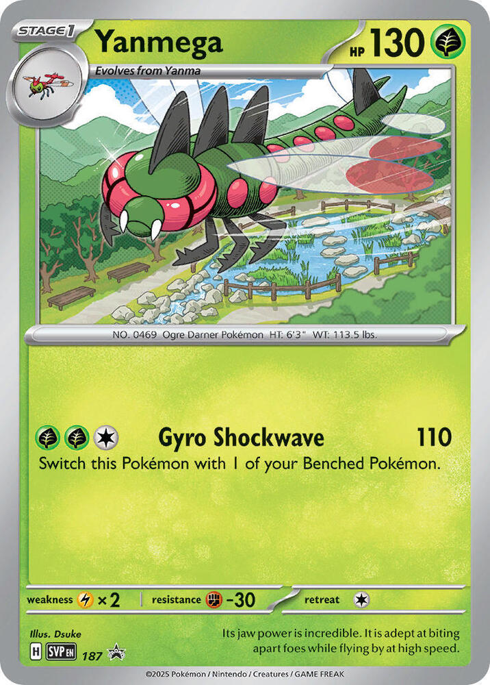 Yanmega 187 (SV: Scarlet & Violet Promo Cards)  - Holofoil | Good Games Adelaide SA