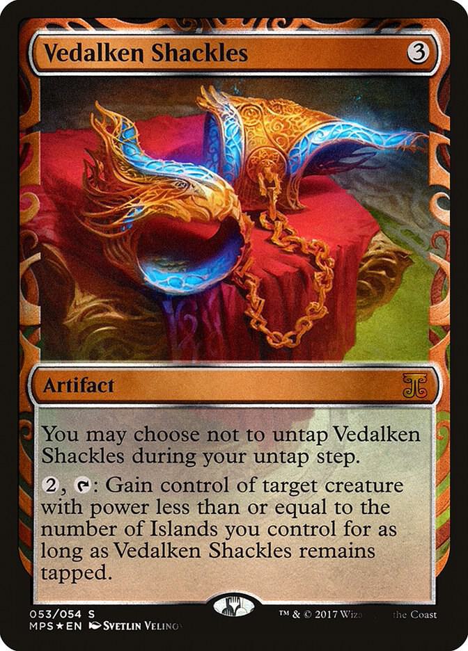 Vedalken Shackles 53 (Masterpiece Series: Kaladesh Inventions)  - Foil | Good Games Adelaide SA