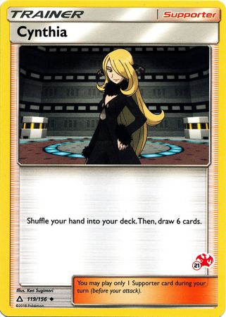 Cynthia (119/156) (Charizard Stamp #21) [Battle Academy 2020] | Good Games Adelaide SA