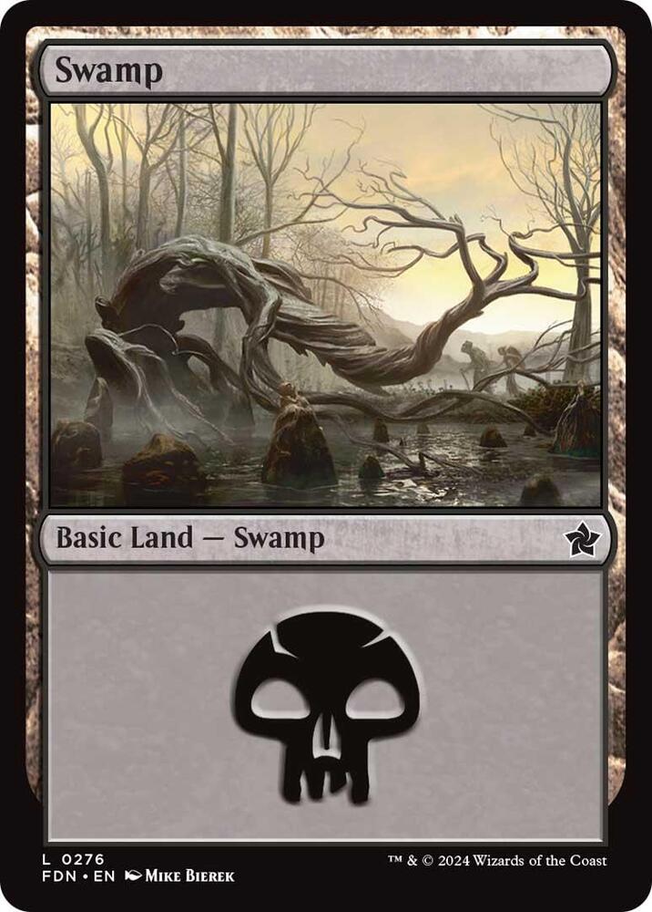 Swamp 0276 276 (Foundations)  - Foil | Good Games Adelaide SA