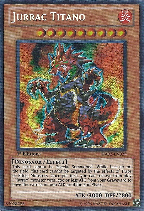 Jurrac Titano [HA03-EN039] Secret Rare | Good Games Adelaide SA