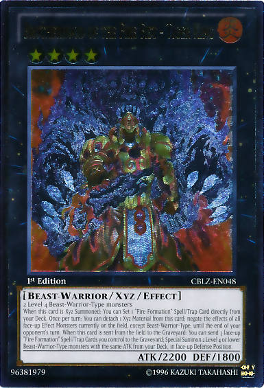 Brotherhood of the Fire Fist - Tiger King [CBLZ-EN048] Ultimate Rare | Good Games Adelaide SA