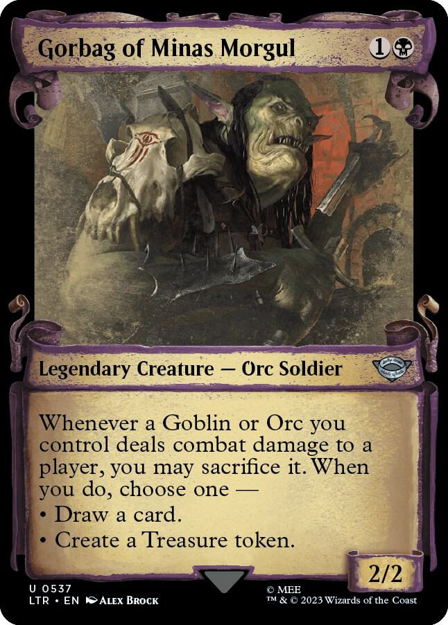 Gorbag of Minas Morgul 537 (Universes Beyond: The Lord of the Rings: Tales of Middle-earth)  - Showcase Scroll | Good Games Adelaide SA