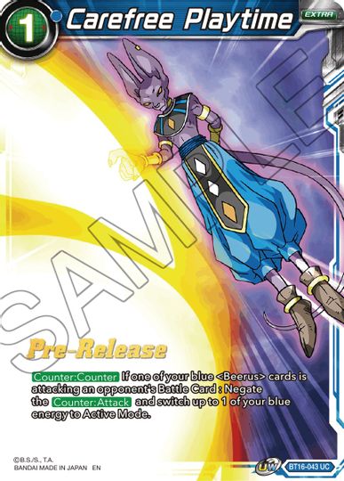 Carefree Playtime (BT16-043) [Realm of the Gods Prerelease Promos] | Good Games Adelaide SA