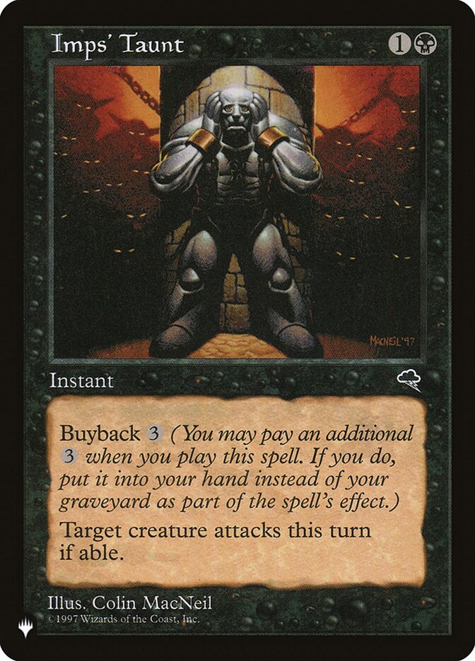Imps' Taunt [The List] | Good Games Adelaide SA