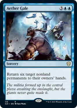 Aether Gale 113 (Commander 2021)  | Good Games Adelaide SA