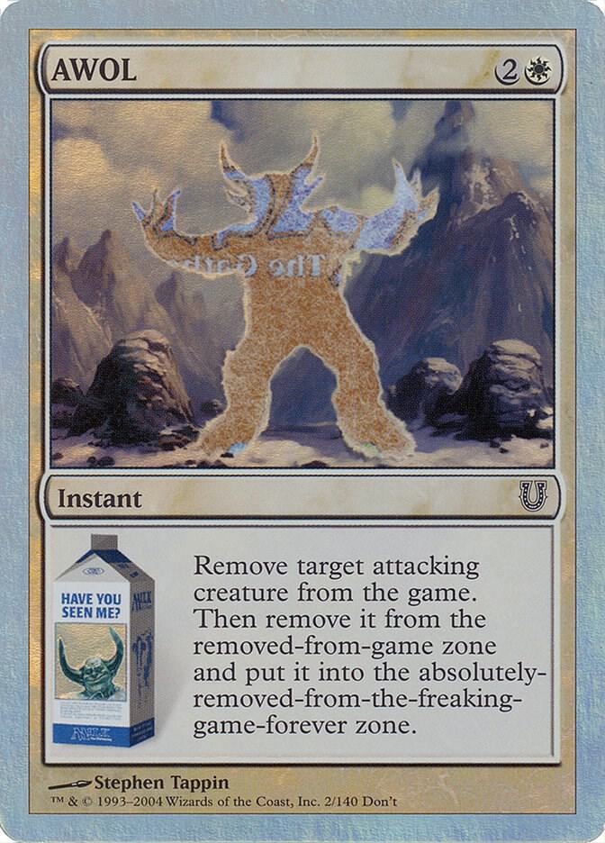 AWOL Alternate Foil 2 (Unhinged)  - Foil | Good Games Adelaide SA