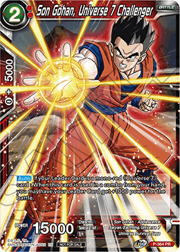 Son Gohan, Universe 7 Challenger (Unison Warrior Series Boost Tournament Pack Vol. 7) (P-364) [Tournament Promotion Cards] | Good Games Adelaide SA