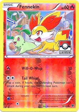 Fennekin 10 124 Pokemon League 010/124 (League & Championship Cards)  - Reverse Holofoil | Good Games Adelaide SA