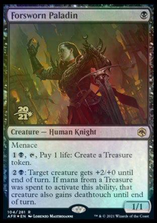 Forsworn Paladin [Dungeons & Dragons: Adventures in the Forgotten Realms Prerelease Promos] | Good Games Adelaide SA