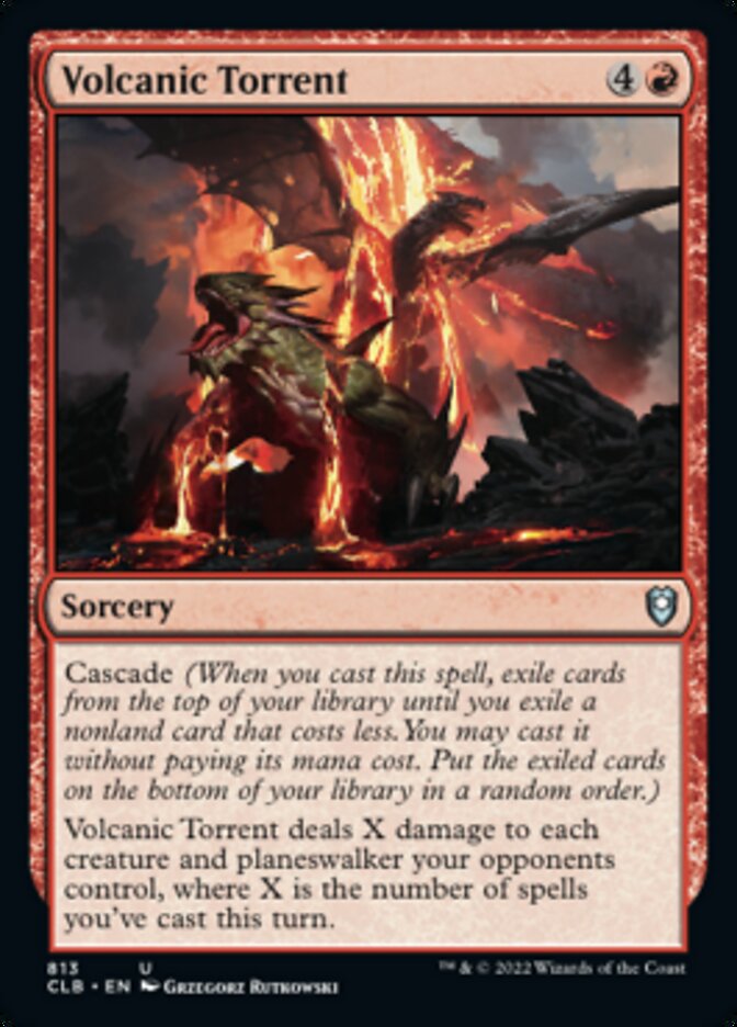 Volcanic Torrent [Commander Legends: Battle for Baldur's Gate] | Good Games Adelaide SA