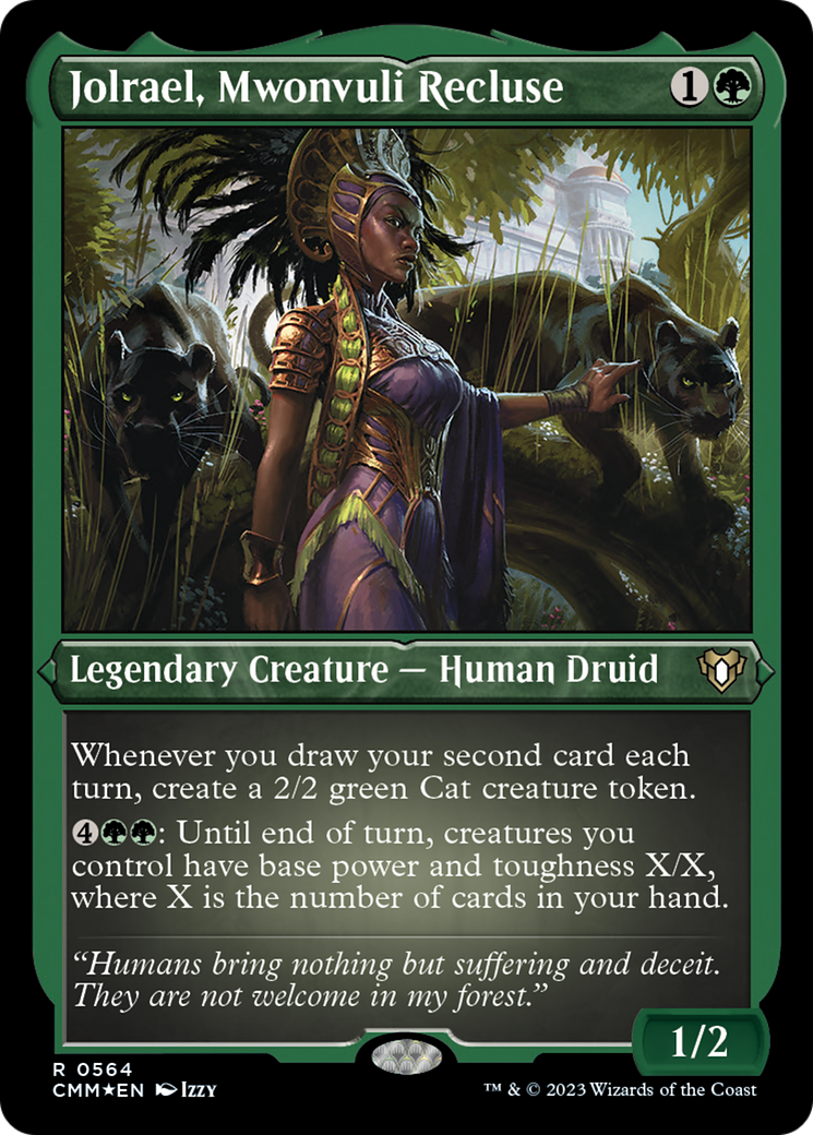 Jolrael, Mwonvuli Recluse (Foil Etched) [Commander Masters] | Good Games Adelaide SA