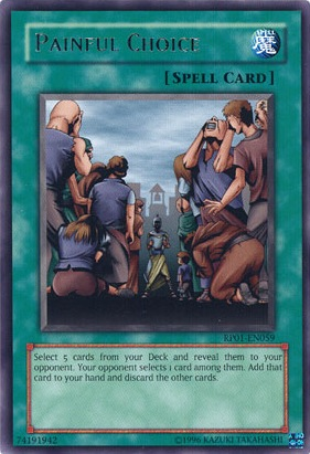 Painful Choice [RP01-EN059] Rare | Good Games Adelaide SA