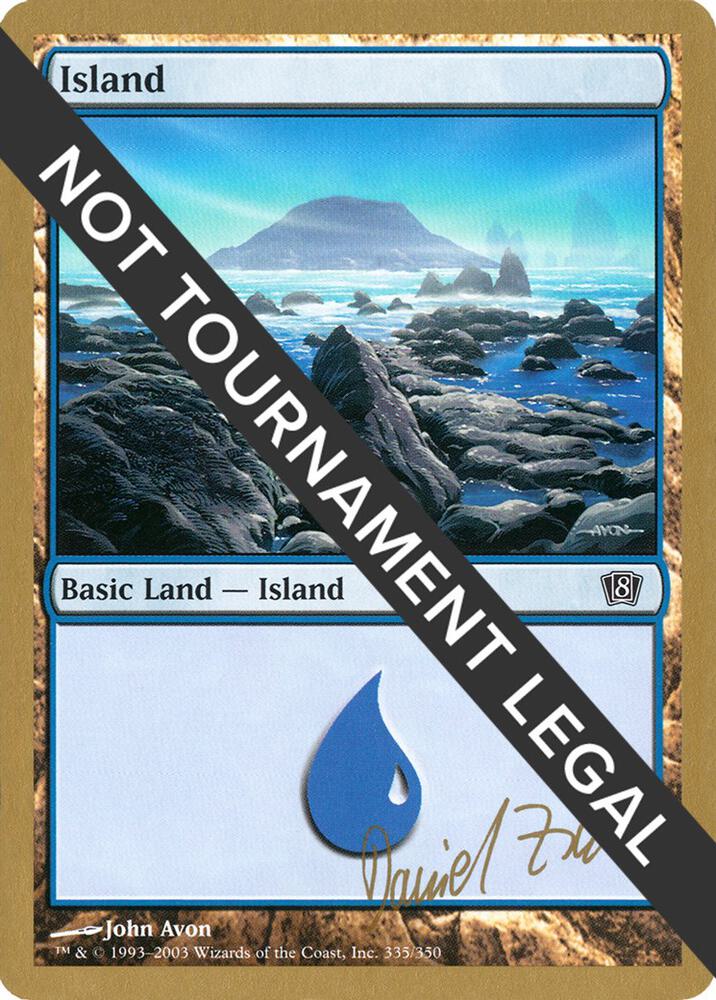 Island 335 2003 Daniel Zink 8ED  (World Championship Decks)  | Good Games Adelaide SA