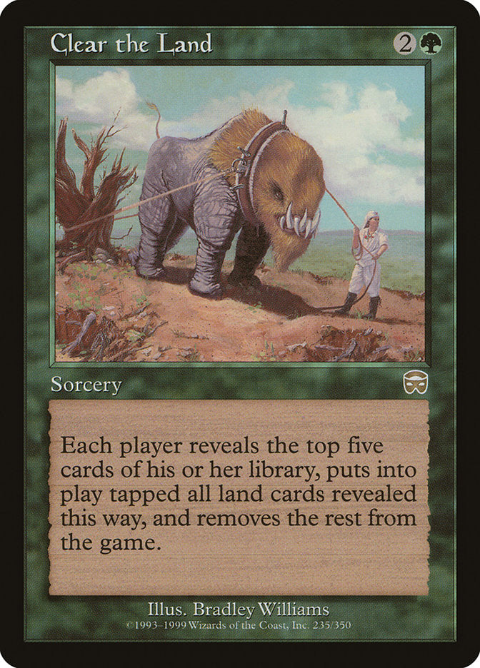 Clear the Land 235 (Mercadian Masques)  | Good Games Adelaide SA