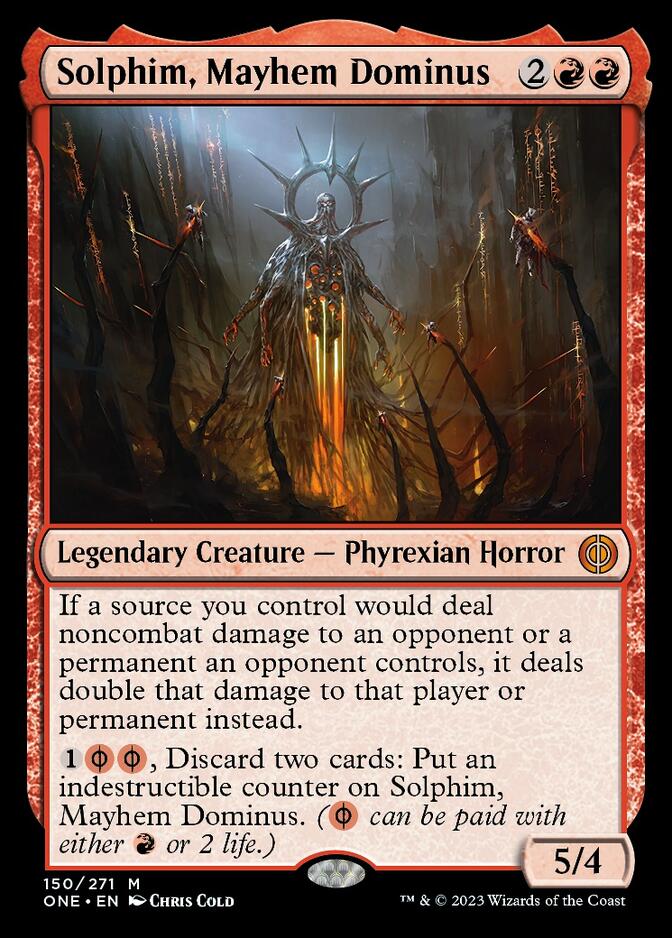 Solphim, Mayhem Dominus [Phyrexia: All Will Be One] | Good Games Adelaide SA