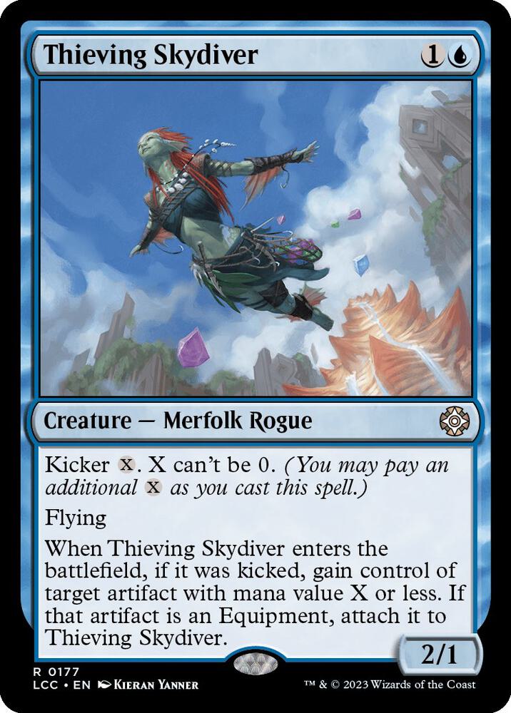 Thieving Skydiver 177 (Commander: The Lost Caverns of Ixalan)  | Good Games Adelaide SA