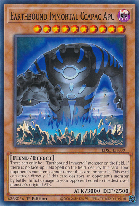 Earthbound Immortal Ccapac Apu [LDS3-EN039] Common | Good Games Adelaide SA