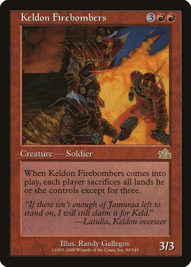 Keldon Firebombers 94 (Prophecy)  - Foil | Good Games Adelaide SA