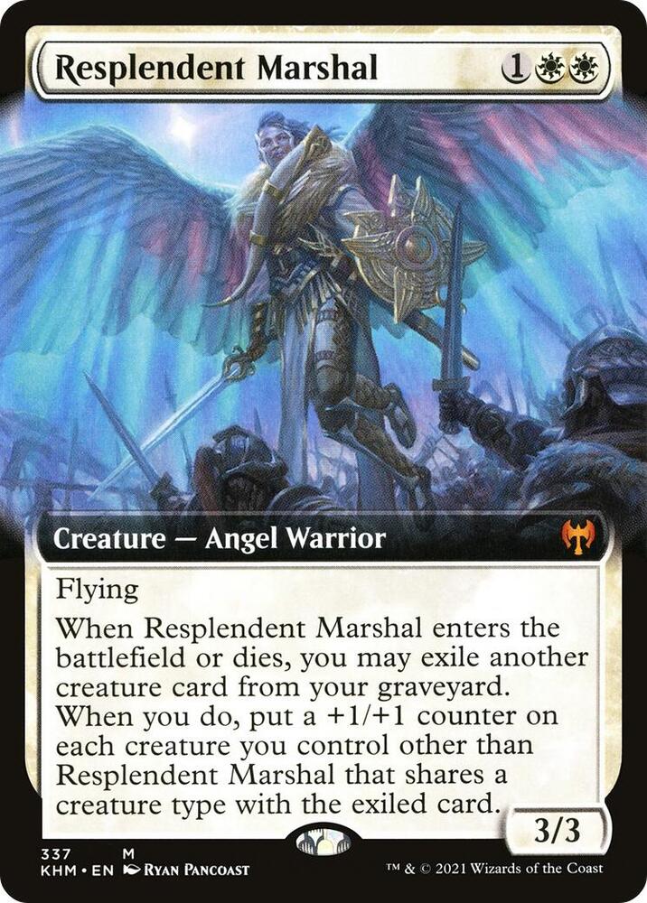 Resplendent Marshal 337 (Kaldheim)  - Extended Art | Good Games Adelaide SA