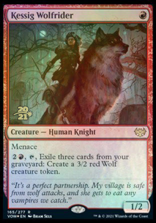 Kessig Wolfrider [Innistrad: Crimson Vow Prerelease Promos] | Good Games Adelaide SA