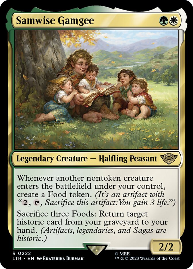 Samwise Gamgee 222 (Universes Beyond: The Lord of the Rings: Tales of Middle-earth)  - Foil | Good Games Adelaide SA