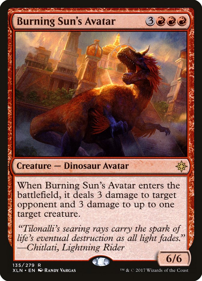 Burning Sun's Avatar 135 (Ixalan)  - Foil | Good Games Adelaide SA