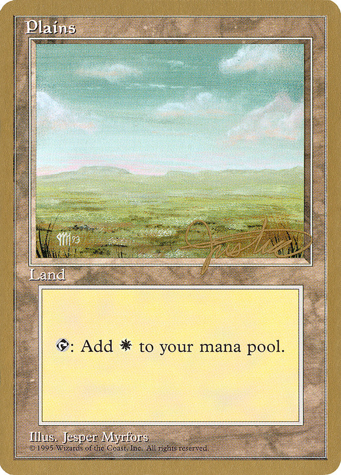 Plains (mj364) (Mark Justice) [Pro Tour Collector Set] | Good Games Adelaide SA