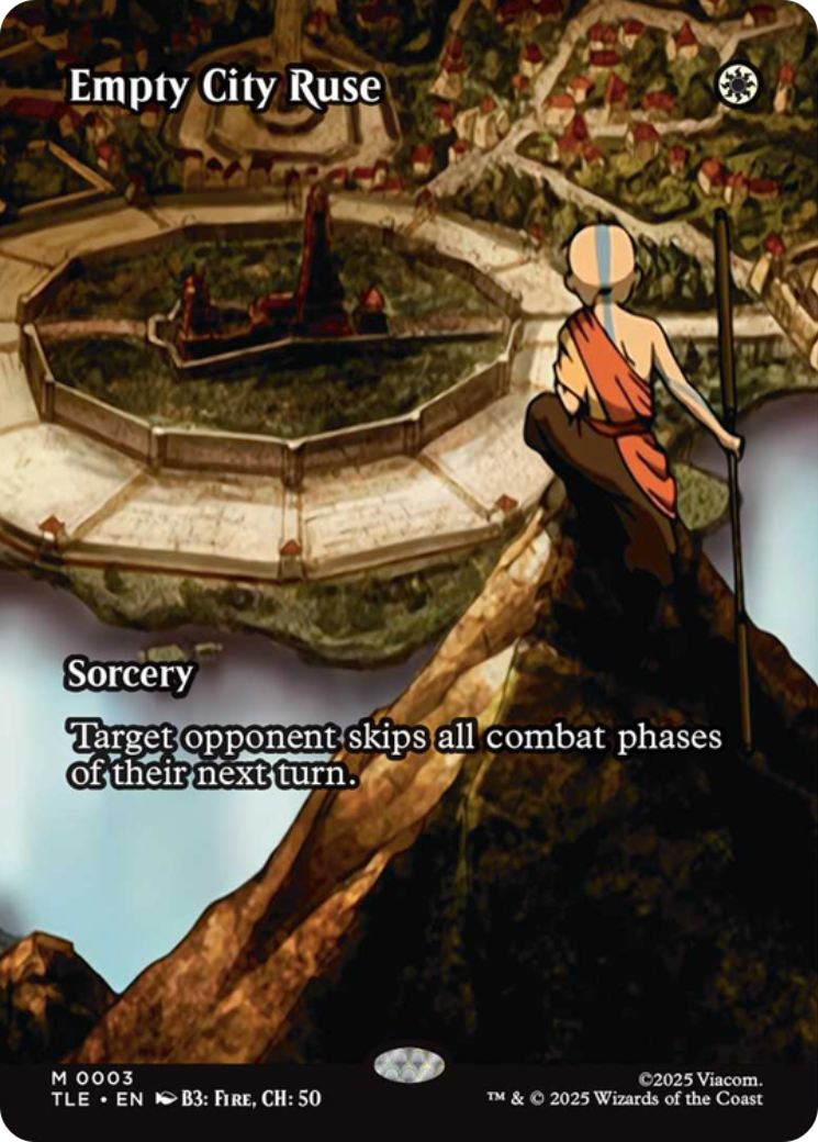 Empty City Ruse (Borderless) [Avatar: The Last Airbender: Eternal-Legal] | Good Games Adelaide SA