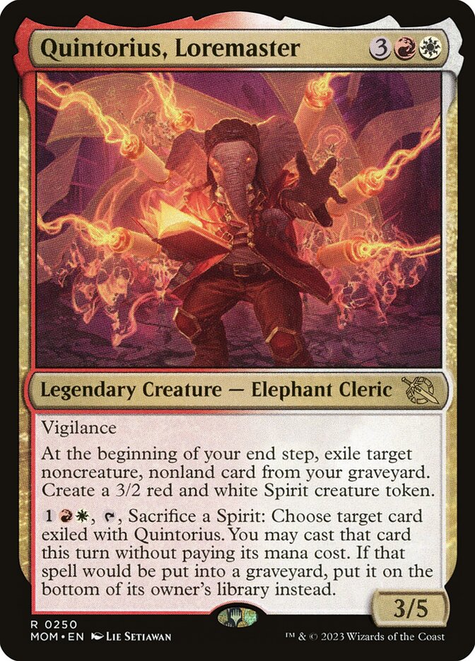 Quintorius, Loremaster 250 (March of the Machine)  - Foil | Good Games Adelaide SA