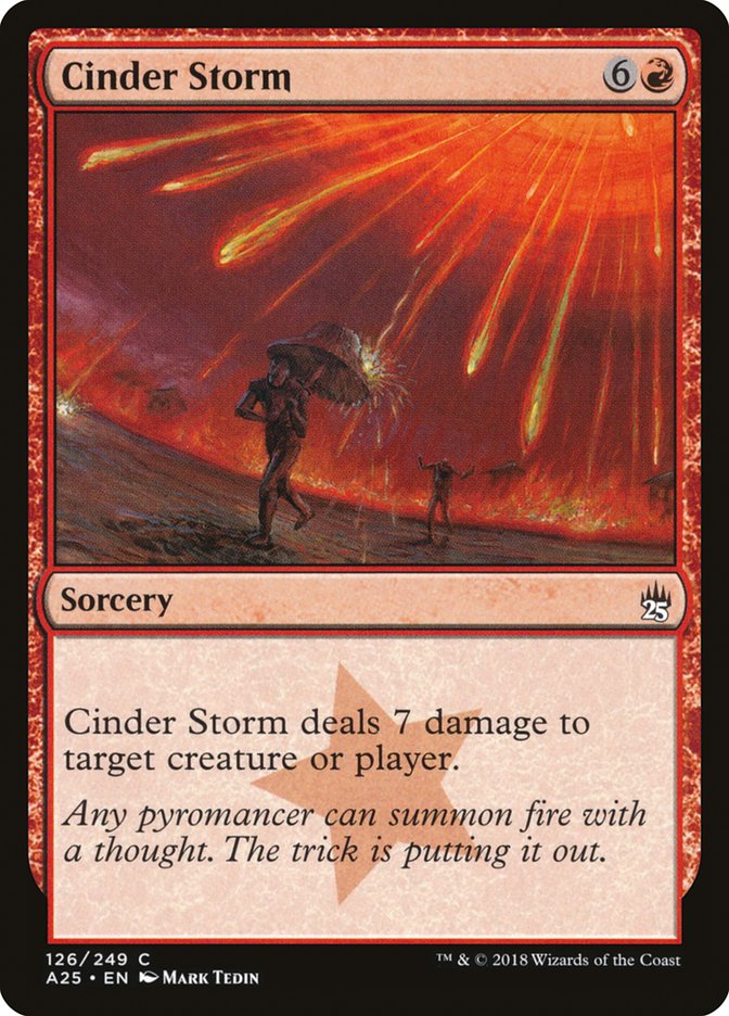 Cinder Storm 126 (Masters 25)  - Foil | Good Games Adelaide SA