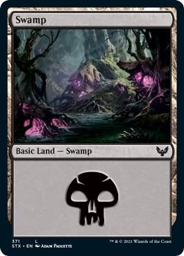 Swamp 371 371 (Strixhaven: School of Mages)  - Foil | Good Games Adelaide SA
