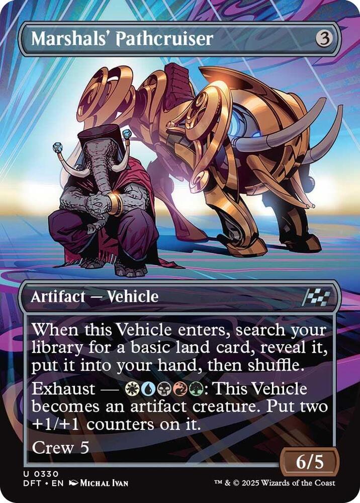 Marshals' Pathcruiser 330 (Aetherdrift)  - Foil | Good Games Adelaide SA