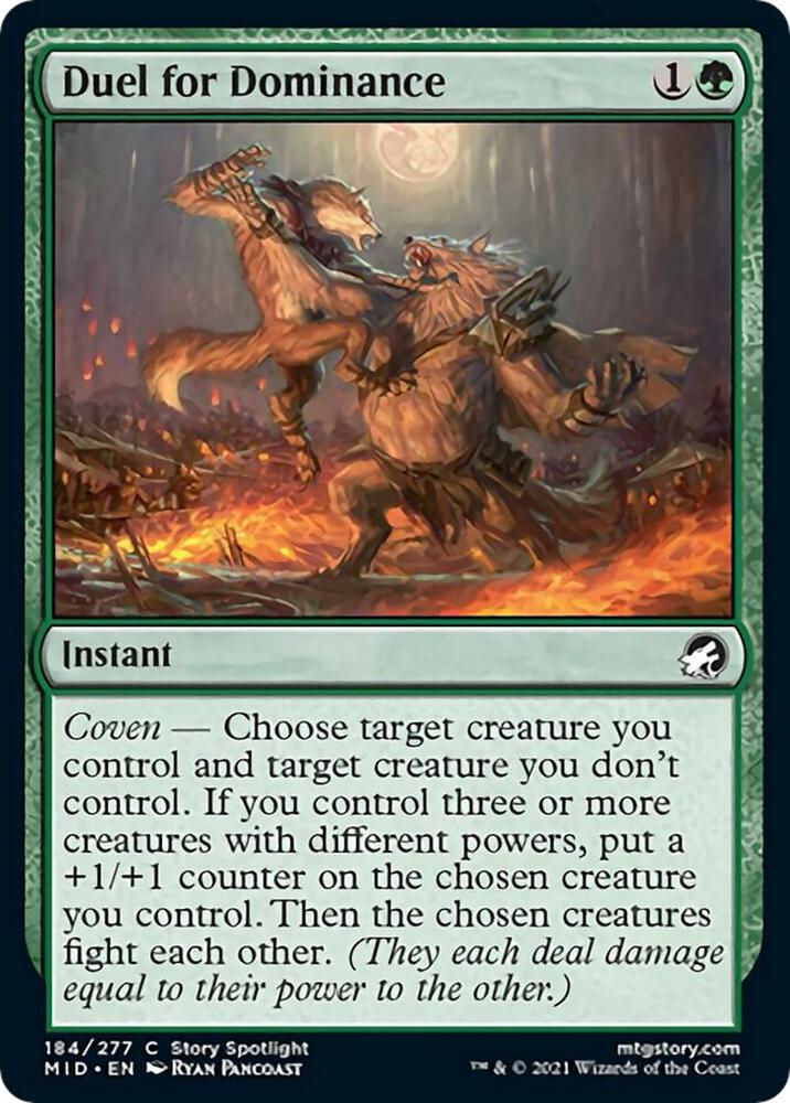 Duel for Dominance 184 (Innistrad: Midnight Hunt)  - Foil | Good Games Adelaide SA