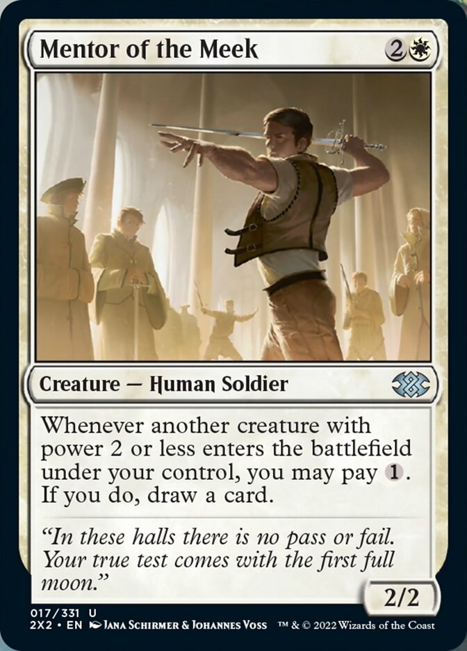 Mentor of the Meek [Double Masters 2022] | Good Games Adelaide SA
