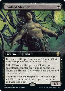 Evolved Sleeper Extended Art 402 (Dominaria United)  - Foil | Good Games Adelaide SA