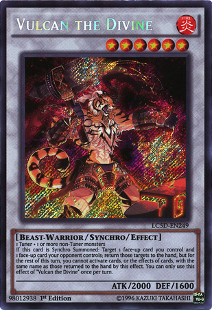 Vulcan the Divine [LC5D-EN249] Secret Rare | Good Games Adelaide SA