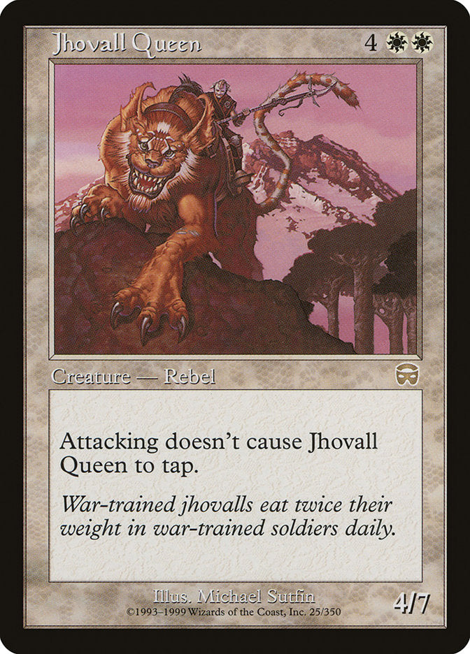 Jhovall Queen 25 (Mercadian Masques)  | Good Games Adelaide SA
