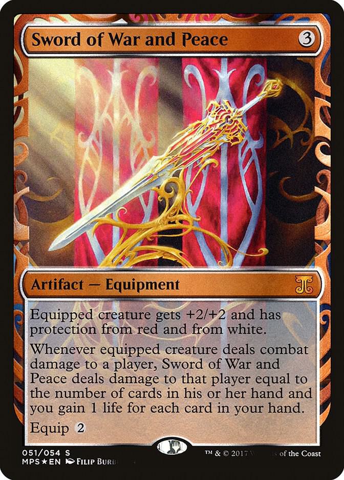 Sword of War and Peace 51 (Masterpiece Series: Kaladesh Inventions)  - Foil | Good Games Adelaide SA