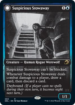 Suspicious Stowaway 80 (Innistrad: Double Feature)  - Foil | Good Games Adelaide SA