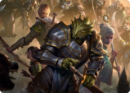 You Come to the Gnoll Camp Art Card [Dungeons & Dragons: Adventures in the Forgotten Realms Art Series] | Good Games Adelaide SA