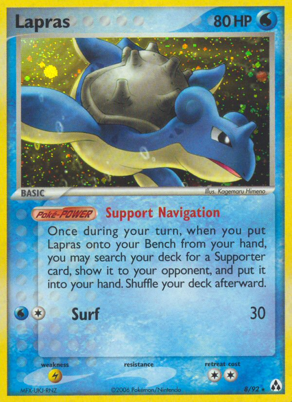 Lapras (8/92) [EX: Legend Maker] | Good Games Adelaide SA