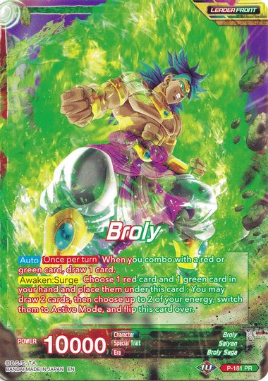 Broly // Broly, Surge of Brutality (Collector's Selection Vol. 1) (P-181) [Promotion Cards] | Good Games Adelaide SA