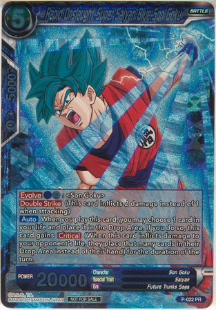 Rapid Onslaught Super Saiyan Blue Son Goku (P-022) [Promotion Cards] | Good Games Adelaide SA