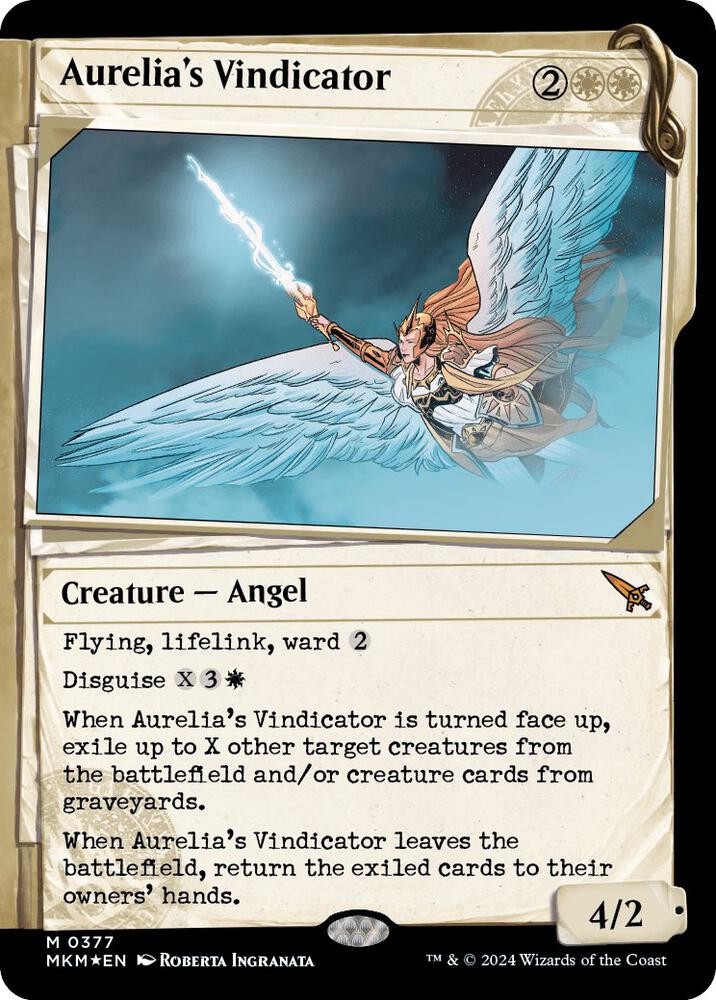 Aurelia's Vindicator 377 (Murders at Karlov Manor)  - Foil | Good Games Adelaide SA