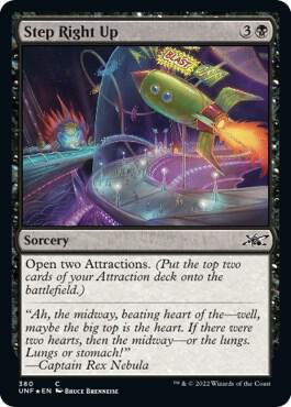 Step Right Up Galaxy Foil 380 (Unfinity)  - Foil | Good Games Adelaide SA