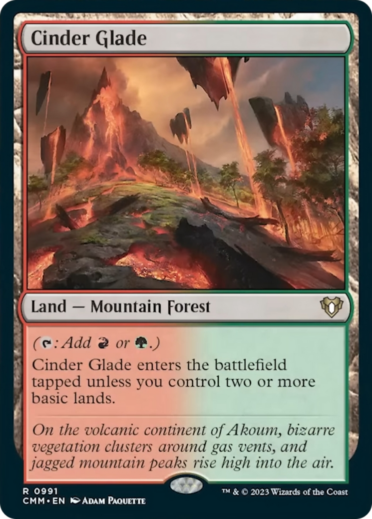Cinder Glade [Commander Masters] | Good Games Adelaide SA
