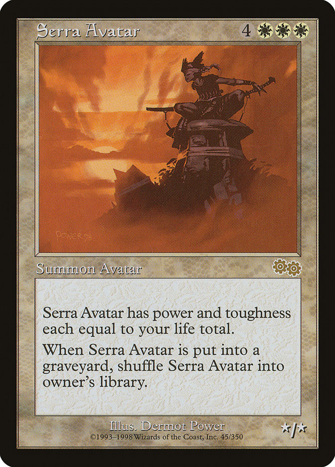 Serra Avatar [Urza's Saga] | Good Games Adelaide SA