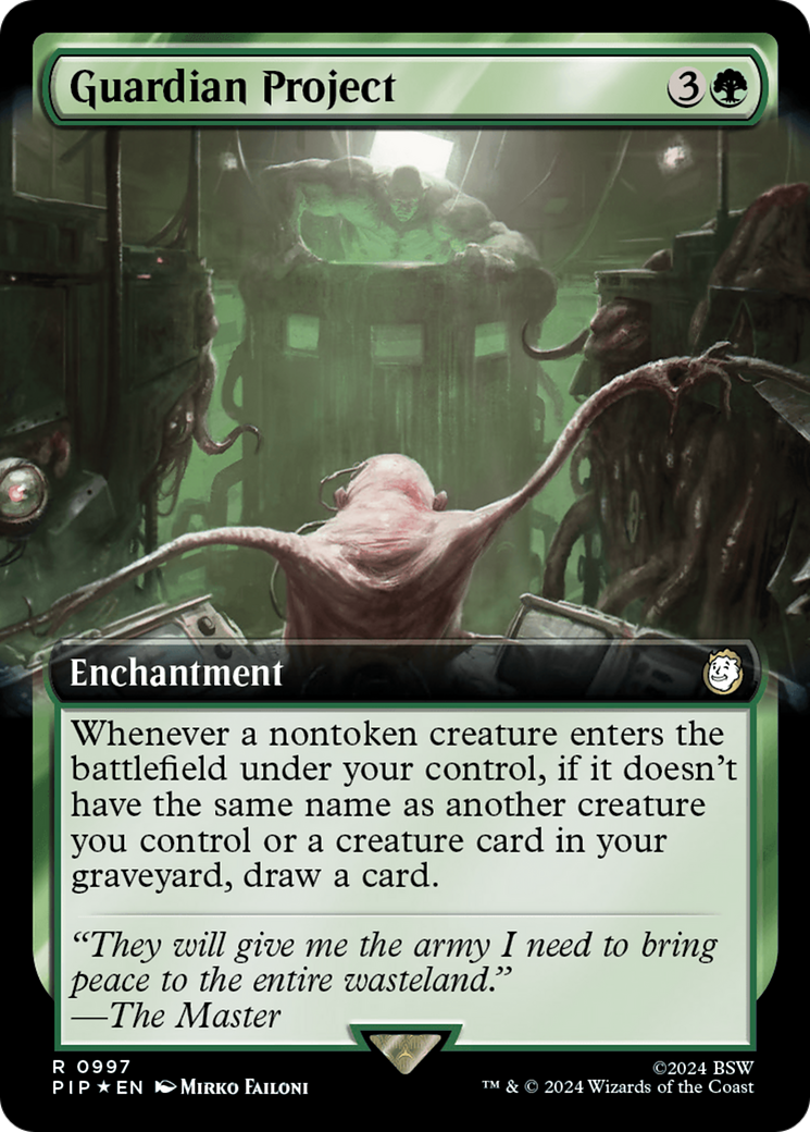 Guardian Project (Extended Art) (Surge Foil) [Fallout] | Good Games Adelaide SA